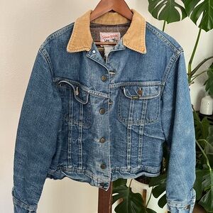 Vintage 70s Lee Storm Rider Lined Jean Jacket